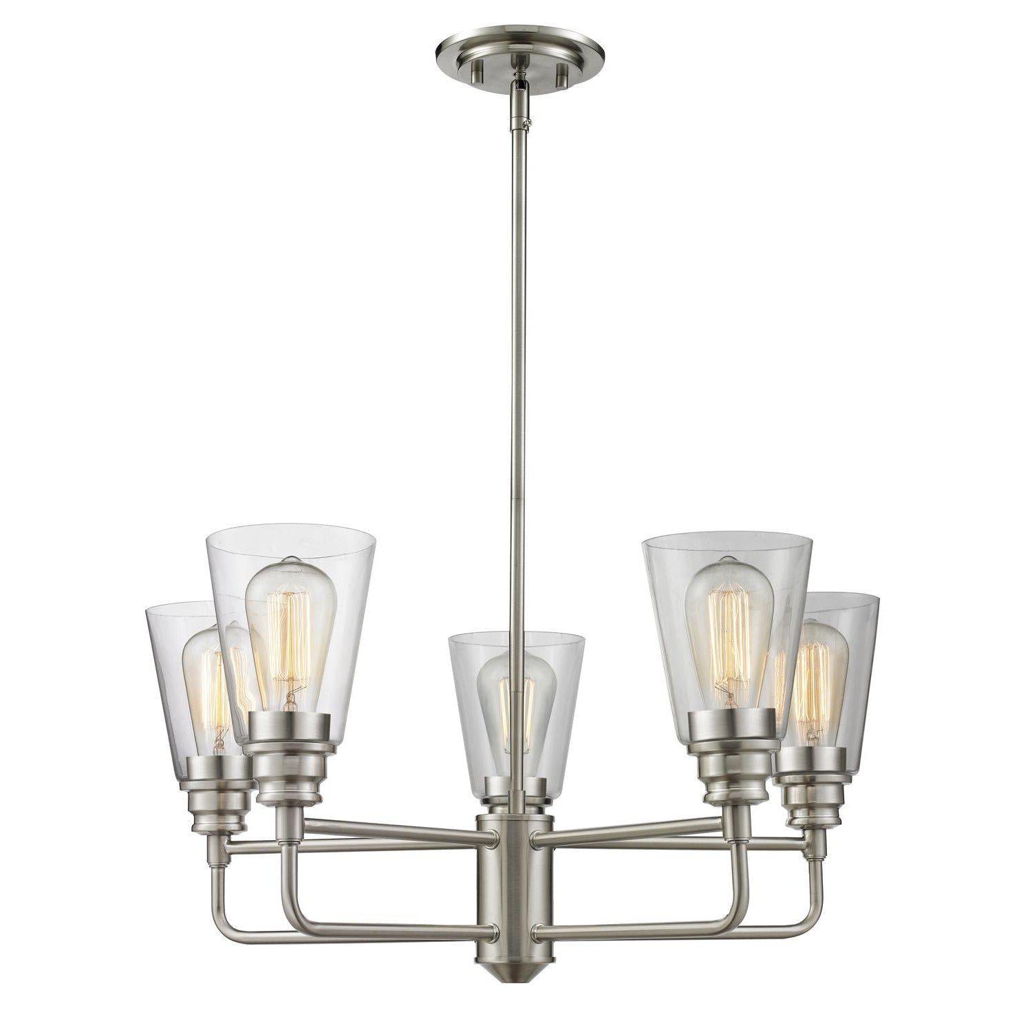 Annora Chandelier Brushed Nickel