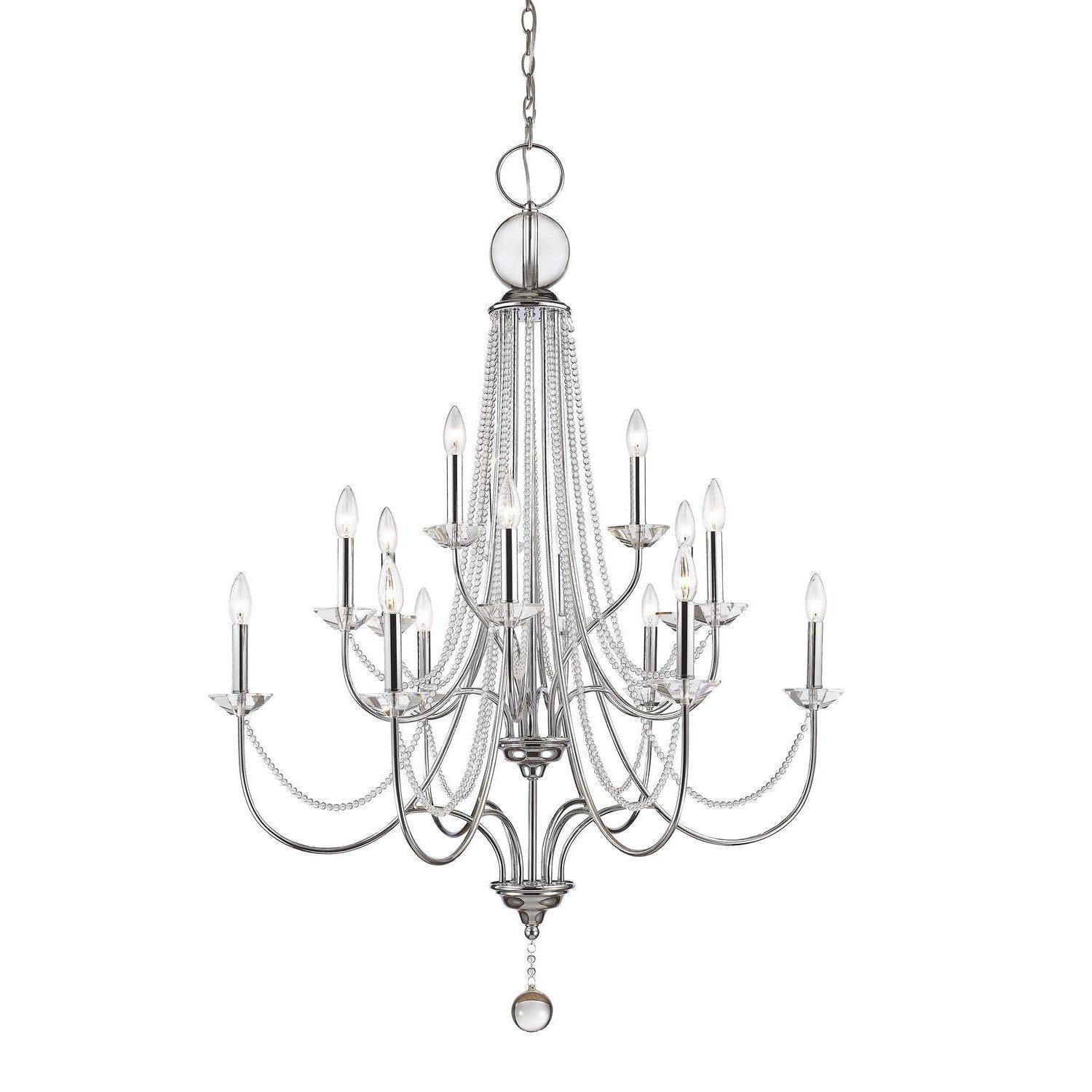 Serenade Chandelier Chrome