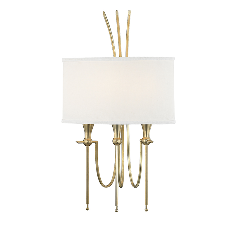 Damaris Sconce Aged Brass