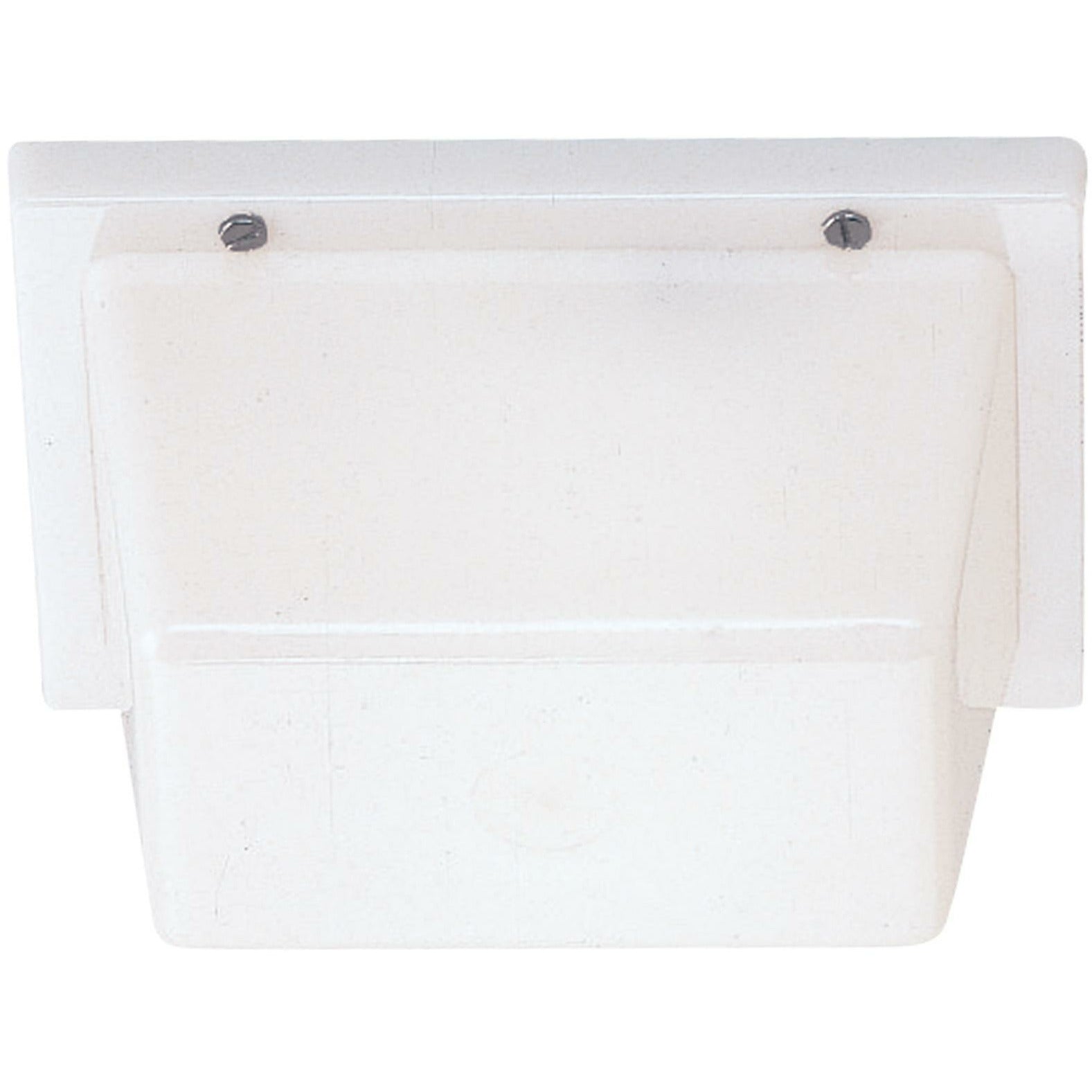 Ceiling / Wall Mount Outdoor Light White Plastic