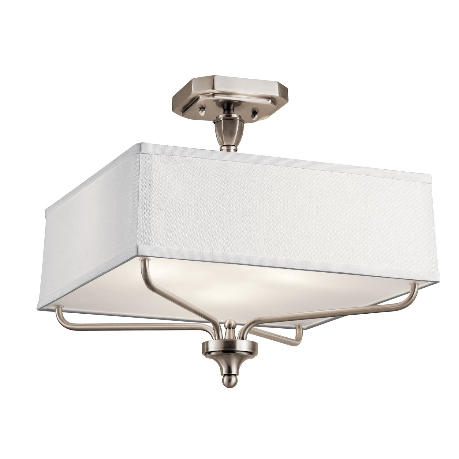 Arlo Semi Flush Mount Classic Pewter