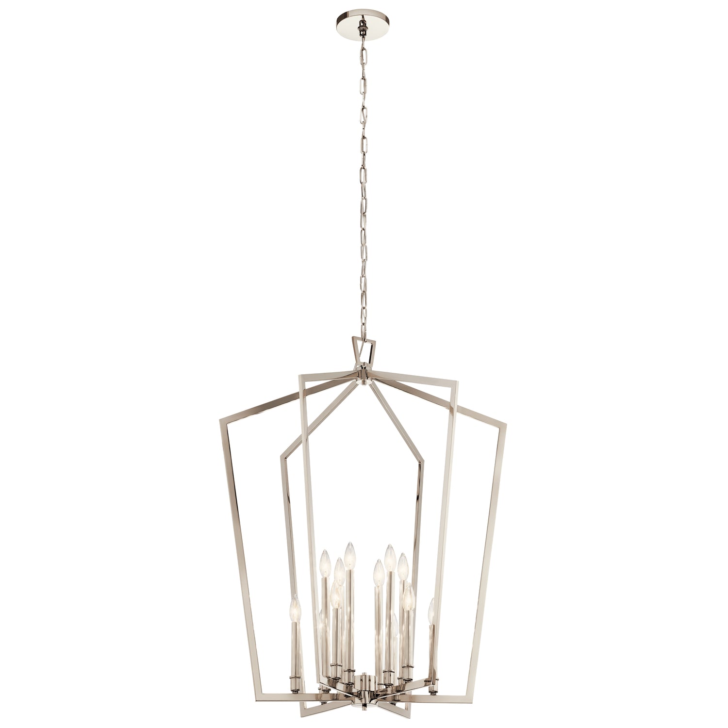 Abbotswell Chandelier Polished Nickel
