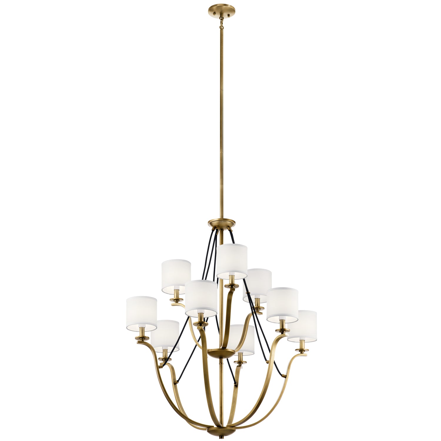 Thisbe Chandelier Natural Brass