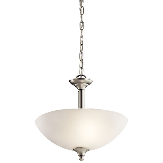 Jolie 15" 2-Light Convertible Pendant