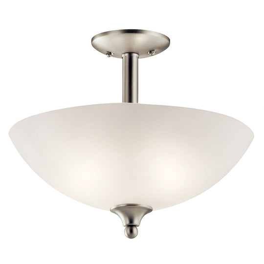 Jolie 15" 2-Light Convertible Pendant with LED Bulbs