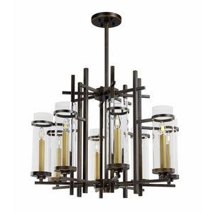 Midtown LED Chandelier Gold Bronze