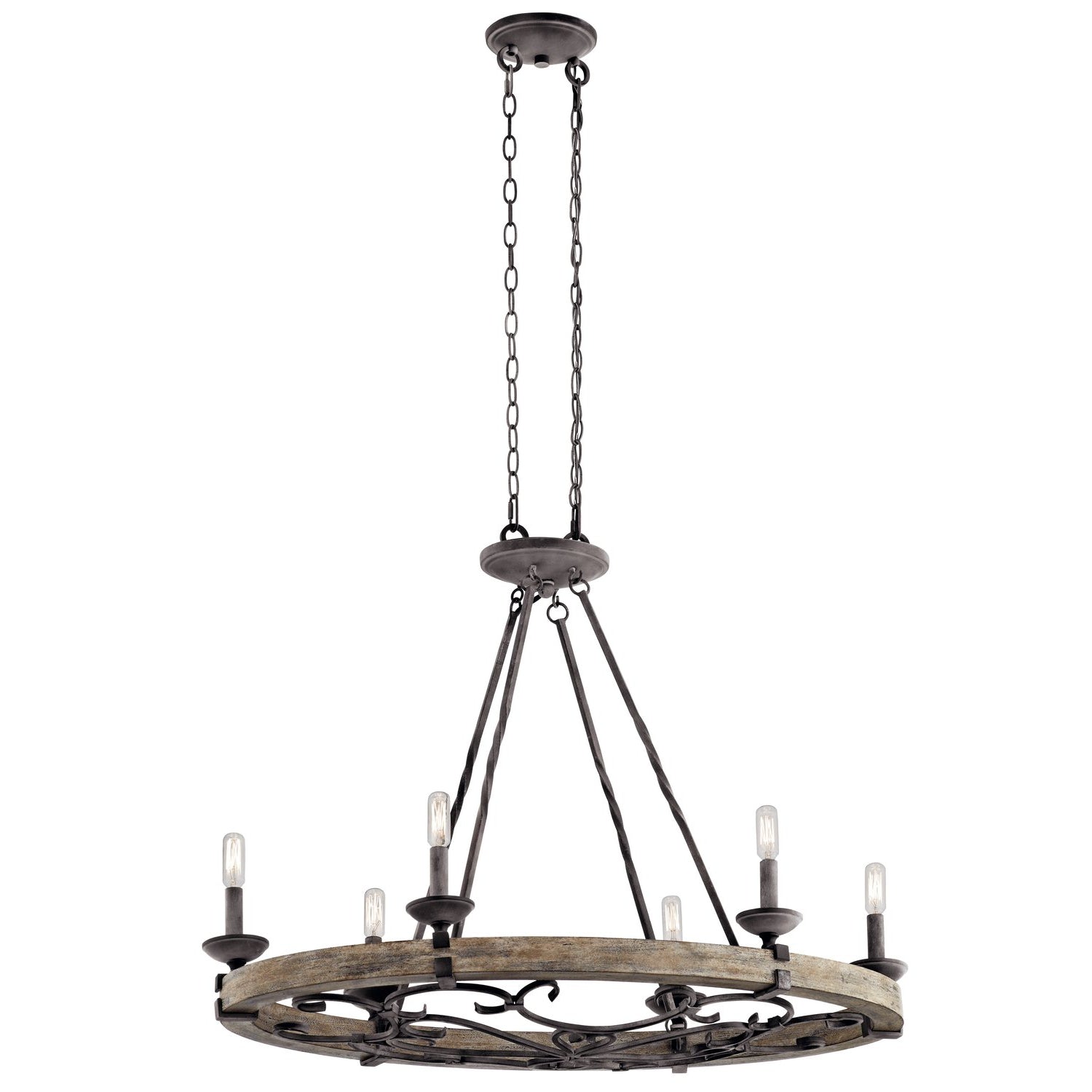 Taulbee Linear Suspension Weathered Zinc