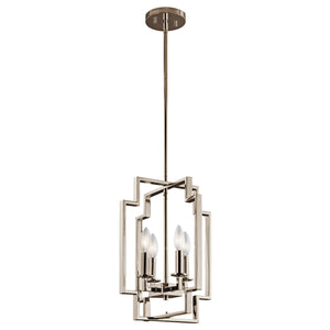 Downtown Deco Pendant Polished Nickel