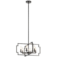 Kichler Downtown Deco Chandelier Semi Flush 6Lt