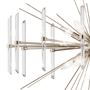 Eris Chandelier Polished Nickel