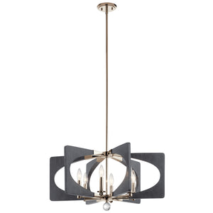 Alscar Chandelier Driftwood Grey