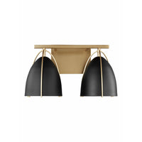 Norman 2-Light Vanity Light (with Bulbs)