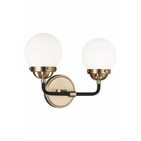 Cafe 2-Light Vanity Light (with Bulbs)