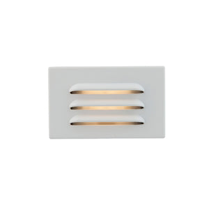 5" 12V LED Horizontal Louvered Surface Mounted Indoor/Outdoor Step Light and Wall Light
