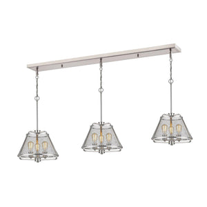 Iuka Linear Suspension Brushed Nickel