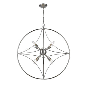 Cortez Pendant Brushed Nickel