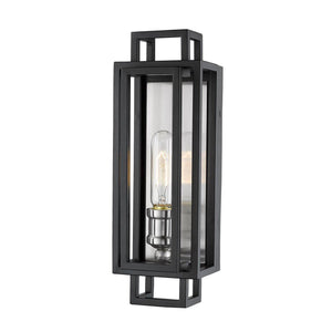 Titania Wall Sconce Black + Brushed Nickel