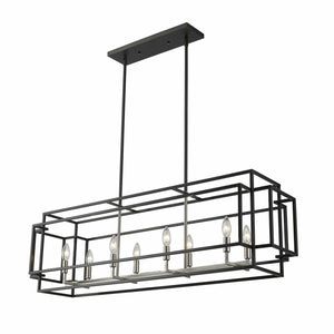 Titania Linear Suspension Black + Brushed Nickel