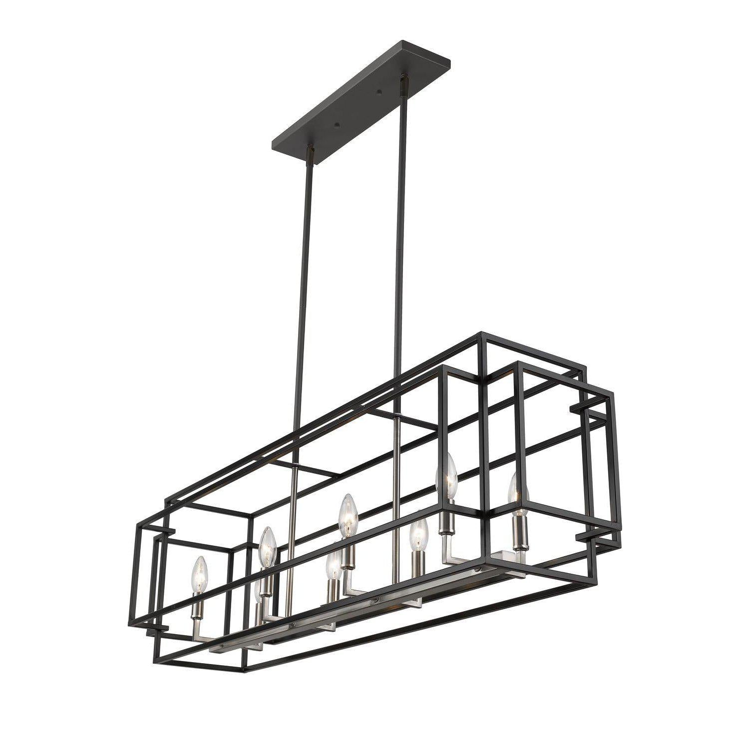 Titania Linear Suspension Black + Brushed Nickel