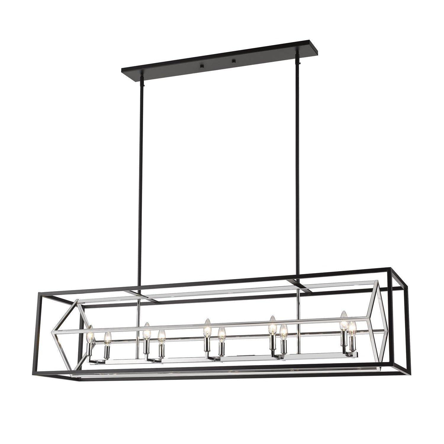 Euclid Linear Suspension Chrome + Matte Black