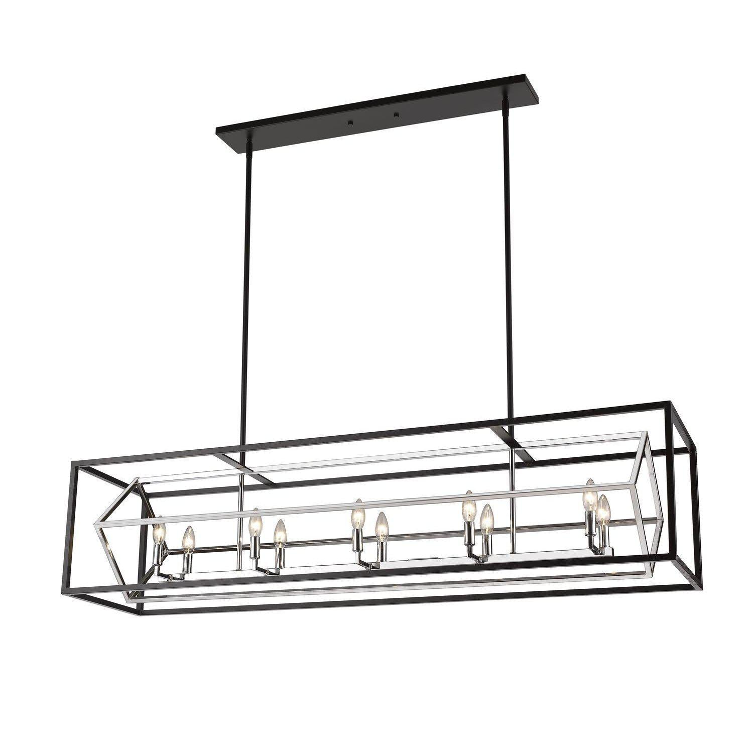 Euclid Linear Suspension Chrome + Matte Black