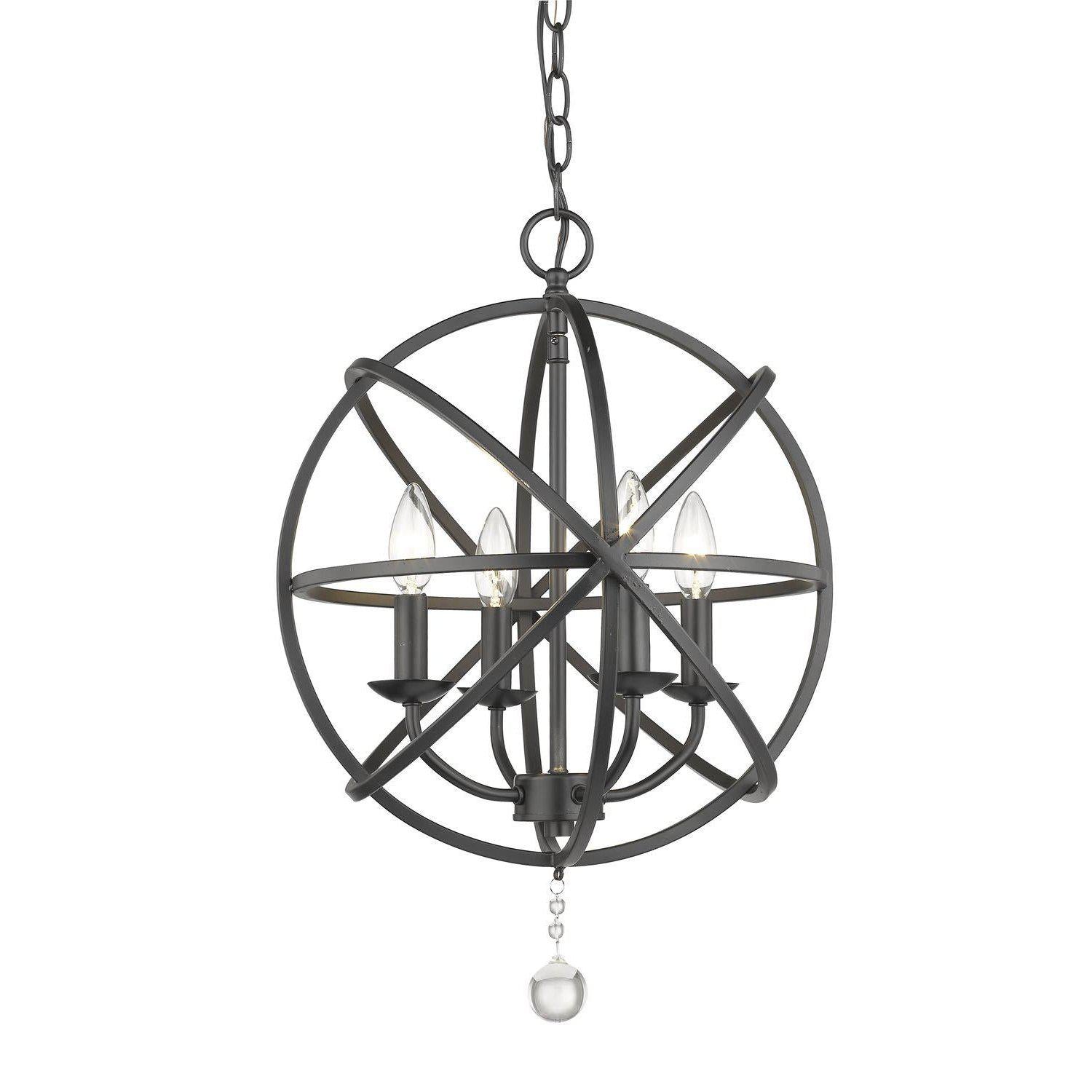 Tull Chandelier Matte Black