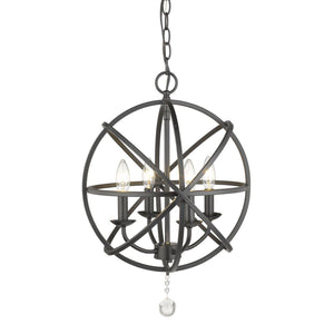 Tull Chandelier Matte Black