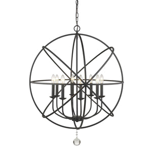 Tull Chandelier Matte Black