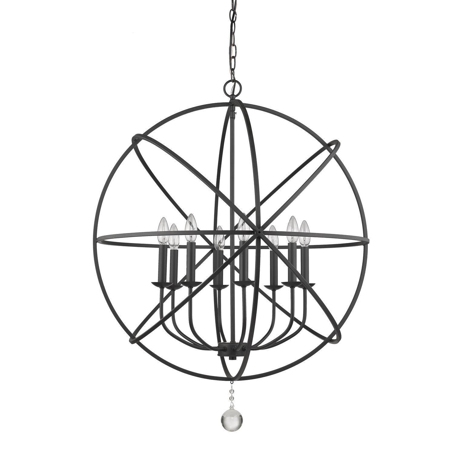 Tull Chandelier Matte Black