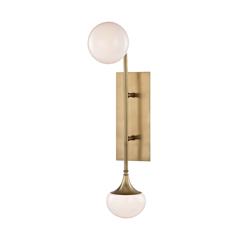 Fleming Sconce Aged Brass