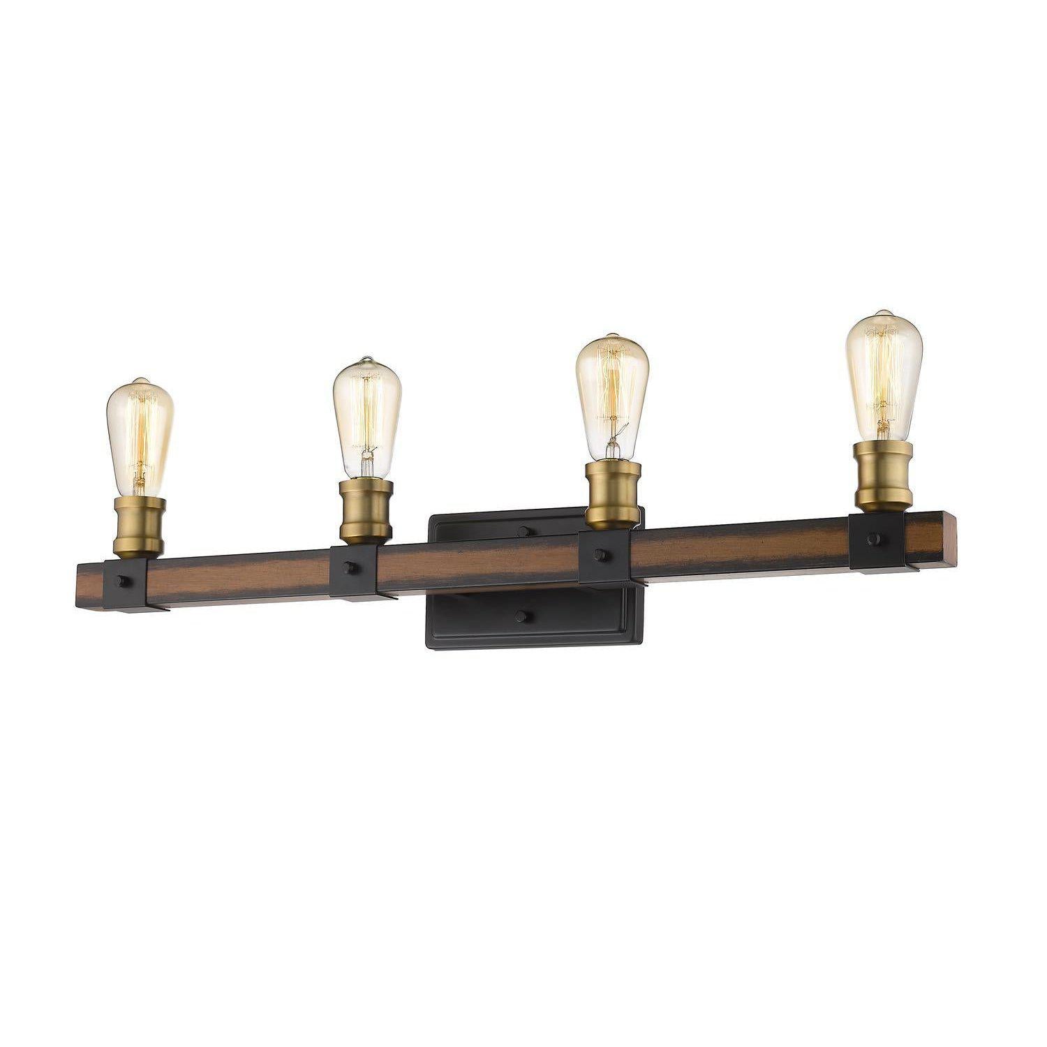 Kirkland Vanity Light Rustic Mahogany