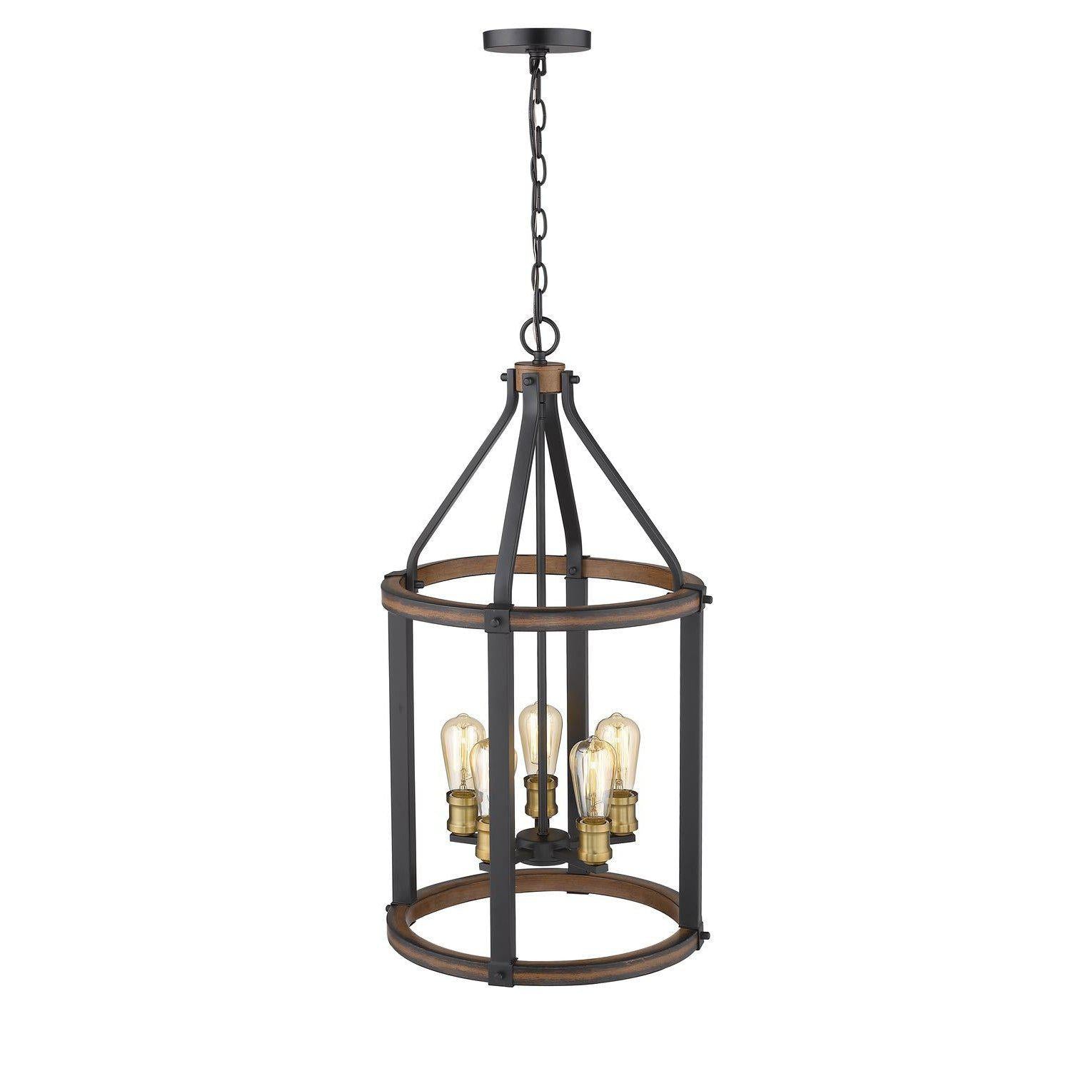 Kirkland Pendant Rustic Mahogany