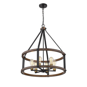 Kirkland Pendant Rustic Mahogany