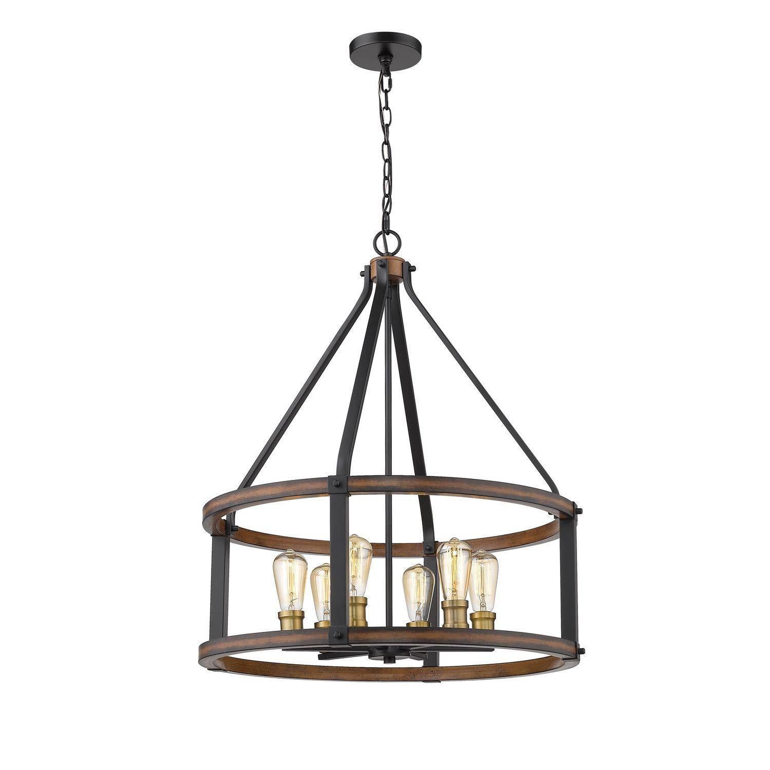 Kirkland Pendant Rustic Mahogany