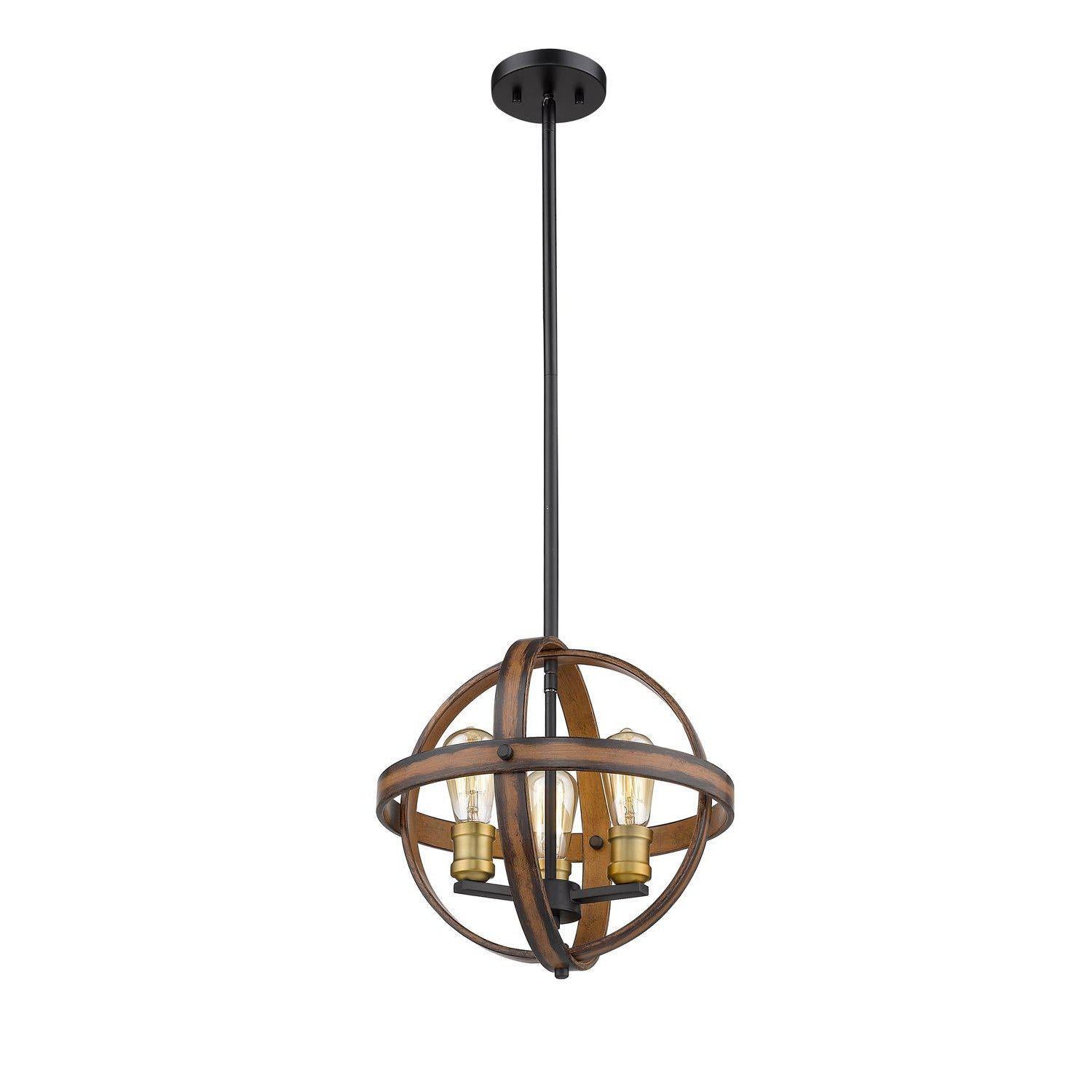 Kirkland Pendant Rustic Mahogany