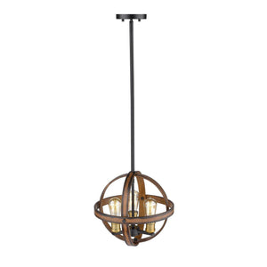 Kirkland Pendant Rustic Mahogany