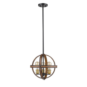 Kirkland Pendant Rustic Mahogany