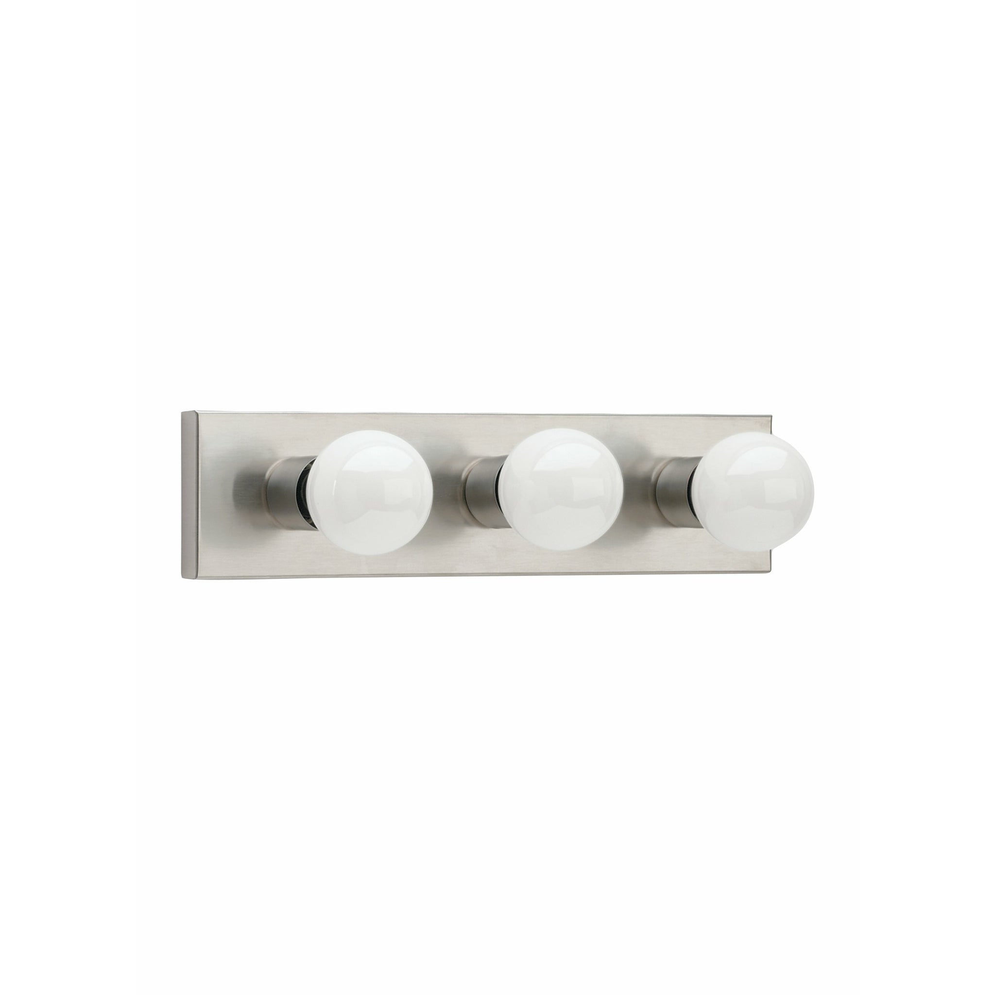 Center Stage Vanity Light Brushed Stainless