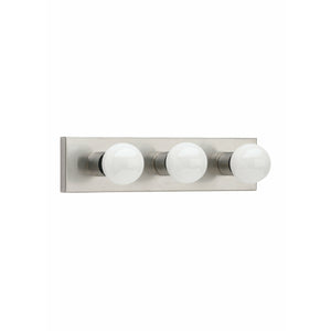 Center Stage Vanity Light Brushed Stainless