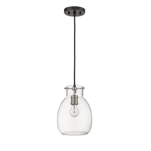 Bella Mini Pendant Matte Black + Brushed Nickel