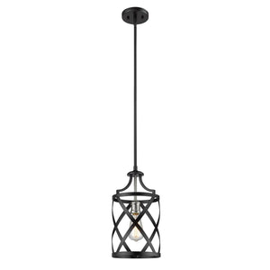 Malcalester Mini Pendant Matte Black + Brushed Nickel