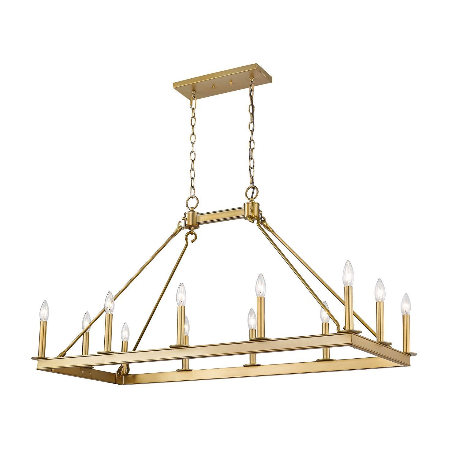 Barclay Linear Suspension Olde Brass
