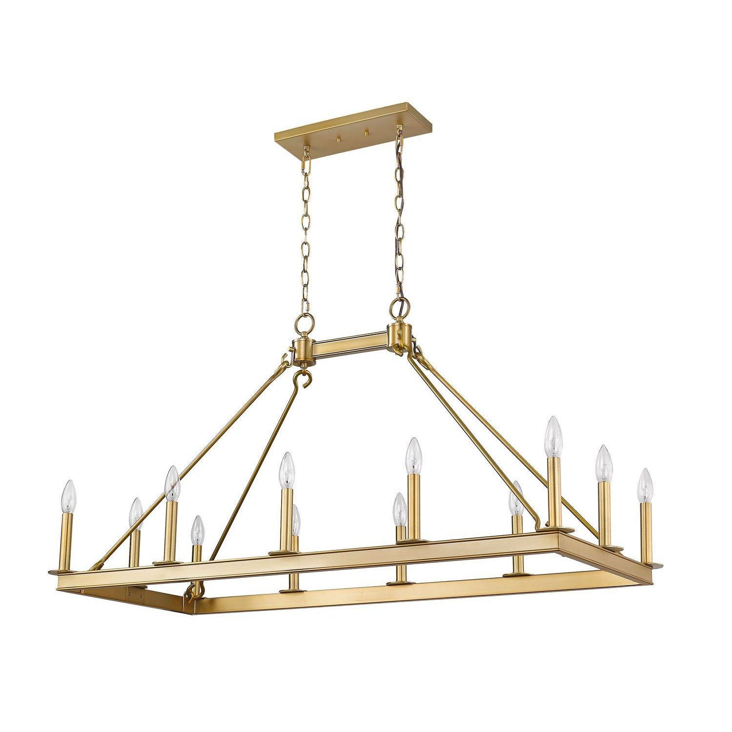 Barclay Linear Suspension Olde Brass