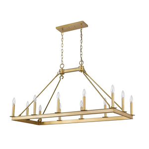 Barclay Linear Suspension Olde Brass