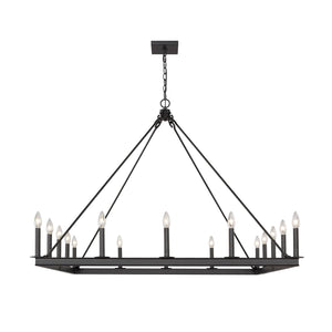 Barclay Chandelier Matte Black