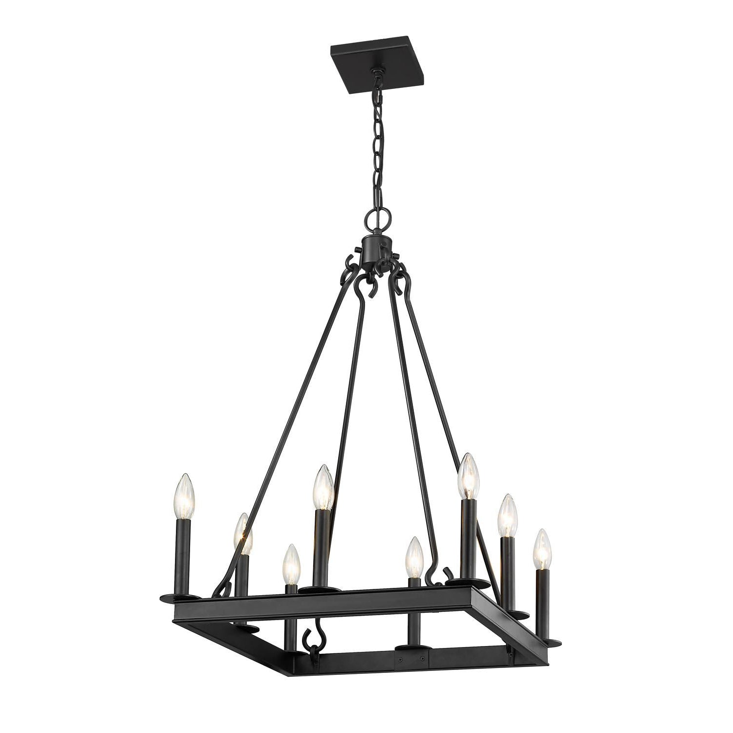 Barclay Chandelier Matte Black