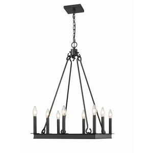 Barclay Chandelier Matte Black