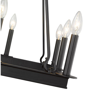 Barclay Chandelier Matte Black