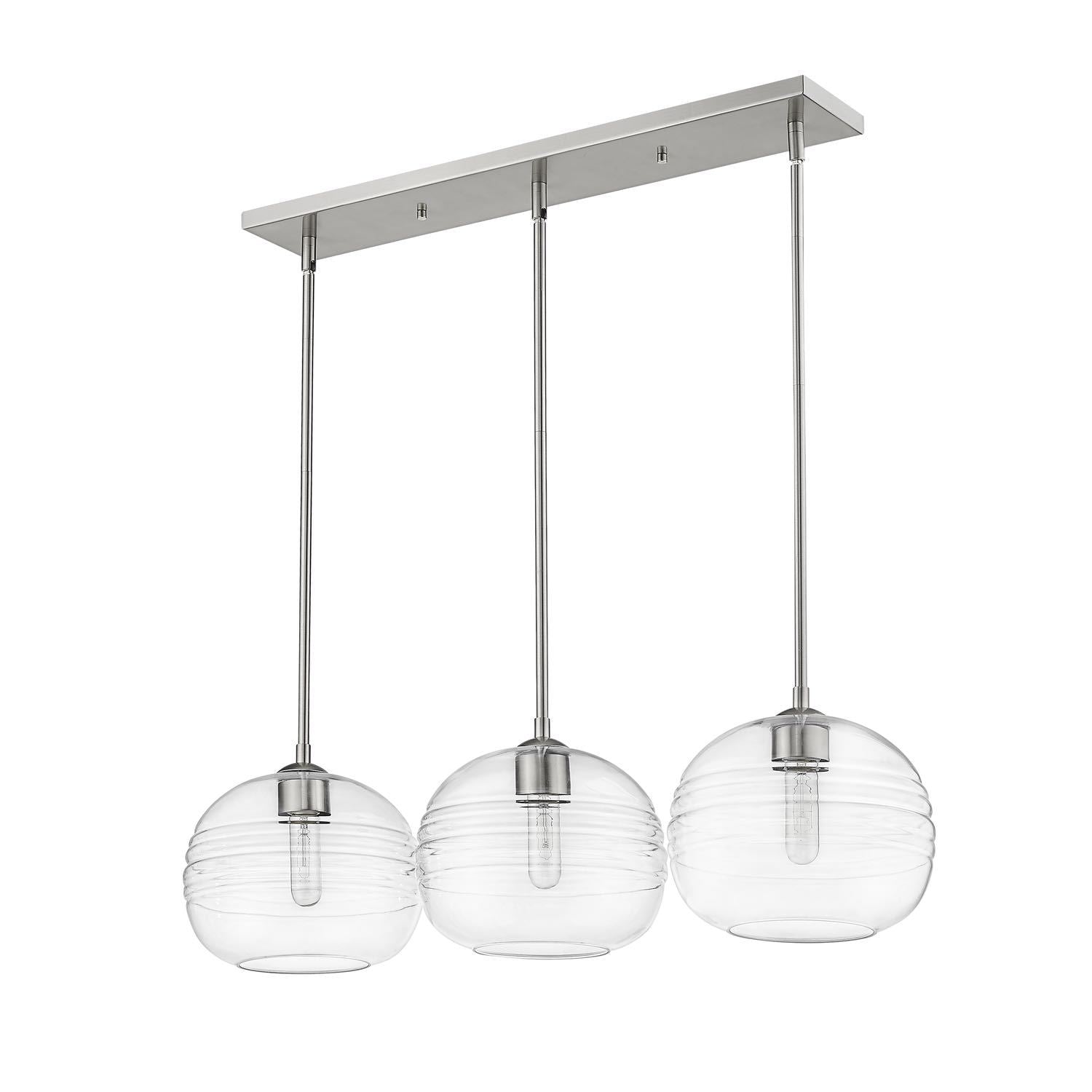 Harmony Linear Suspension Brushed Nickel