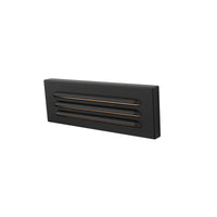 9" 12V LED Horizontal Louvered Surface Mounted Indoor/Outdoor Step Light and Wall Light
